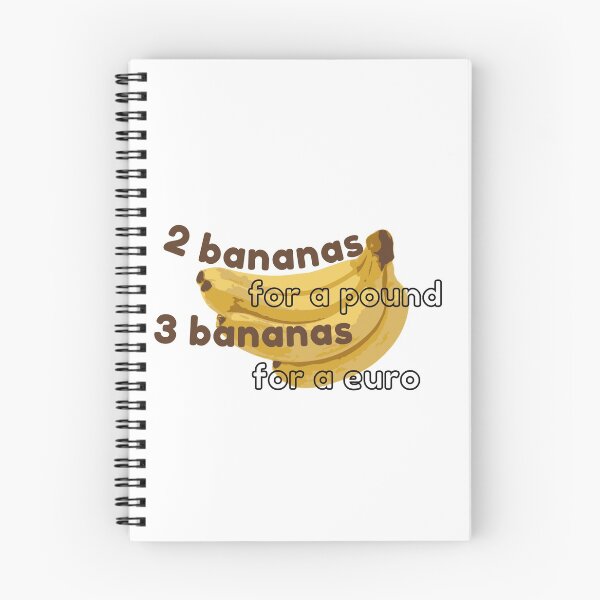 Item preview, 2 bananas for a pound 3 bananas for a euro designed and sold by missmarilee.