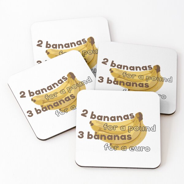 Item preview, 2 bananas for a pound 3 bananas for a euro designed and sold by missmarilee.