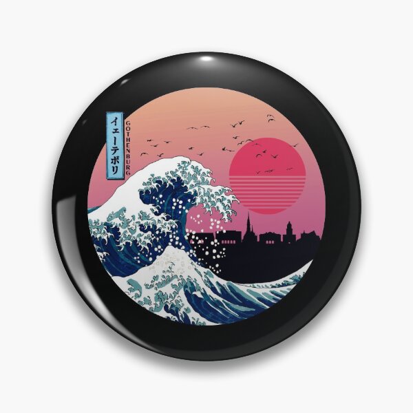Item preview, Gothenburg Kanagawa Wave Retro designed and sold by DFerraz.