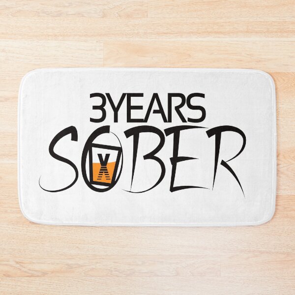 Item preview, 3 Years Sober | Sober Life  designed and sold by Popular-Designz.