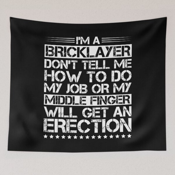 Item preview, Bricklayer Mason Brickmason Blockmason designed and sold by Krautshirts.