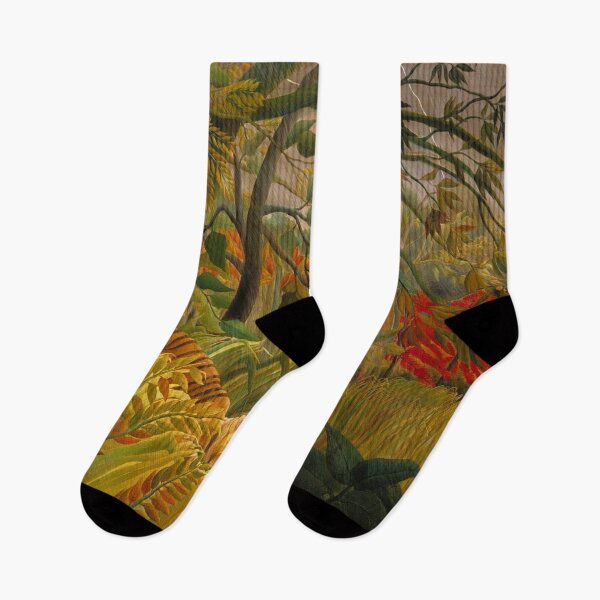 Item preview, Henri rousseau - Tiger in a Tropical Storm designed and sold by Vivanne-art.