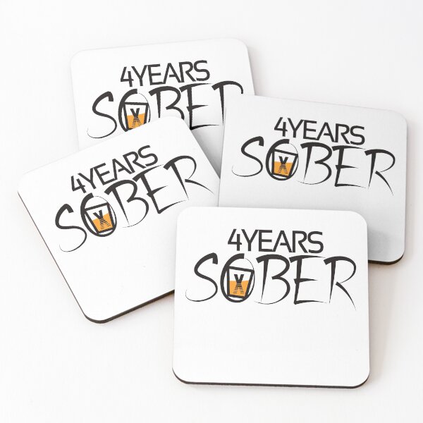 Item preview, 4 Years Sober | Sober Life  designed and sold by Popular-Designz.