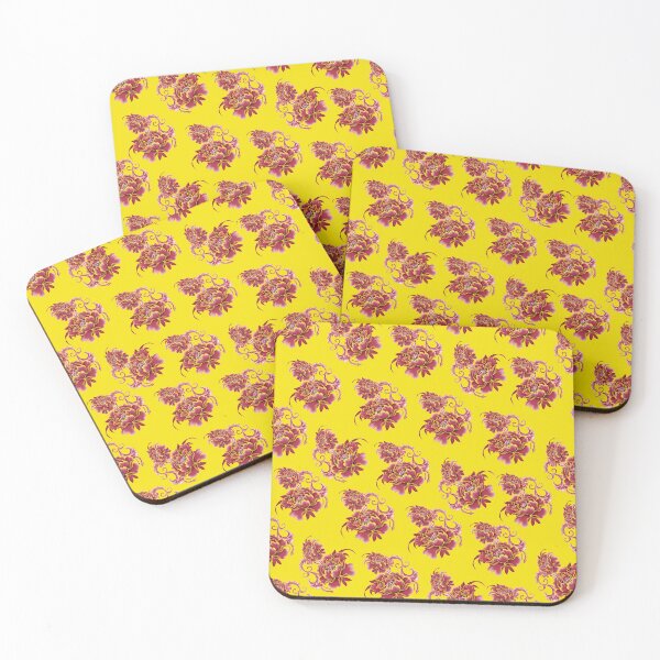 Item preview, Red Chinese Flower Pattern designed and sold by Supun  Dinusha.