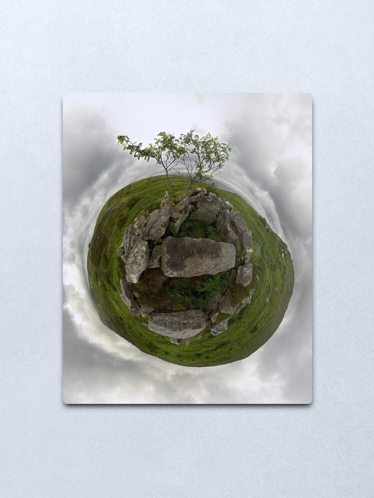 Alternate view of Tomb: Croaghbeg Court Tomb, Shalwy Valley, Donegal Metal Print