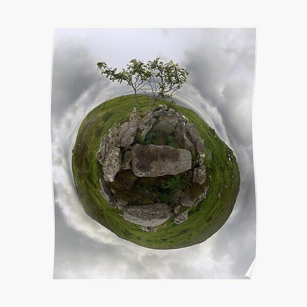 Tomb: Croaghbeg Court Tomb, Shalwy Valley, Donegal Poster