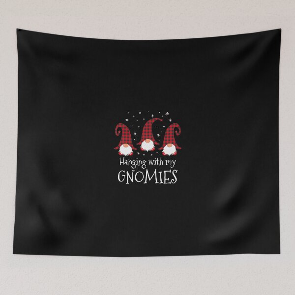 Artikelvorschau, Hanging With My Gnomies Plaid Garden Weihnachtszwerg entworfen und verkauft von isalvatore.