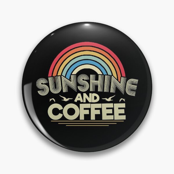 Item preview, Sunshine And Coffee Retro Coffee Drinker Love Coffee Gear designed and sold by DynamicDesign.