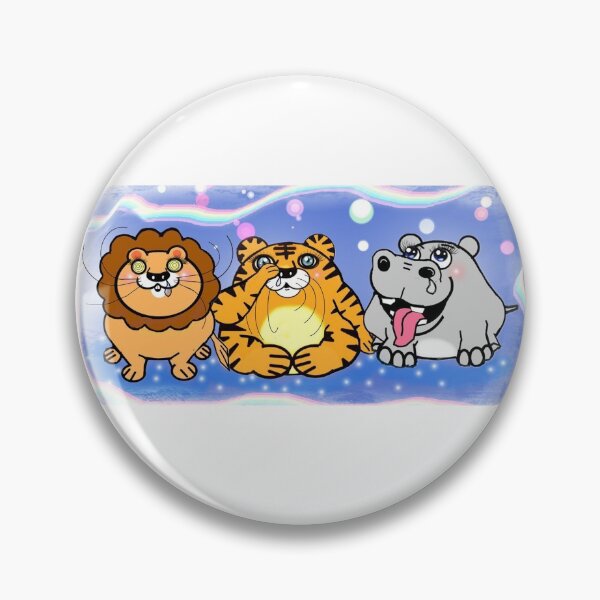 Item preview, Running nose - tiger , lion and hippo  designed and sold by Shirley cute art .