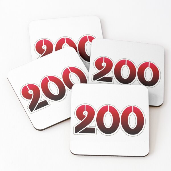 Item preview, Progressive Red Number 200 designed and sold by legit-red.