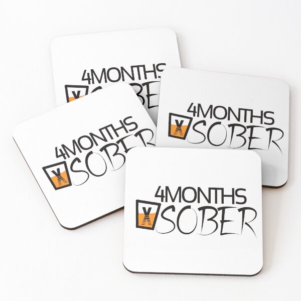 Item preview, 4 Months Sober | Sober Life  designed and sold by Popular-Designz.