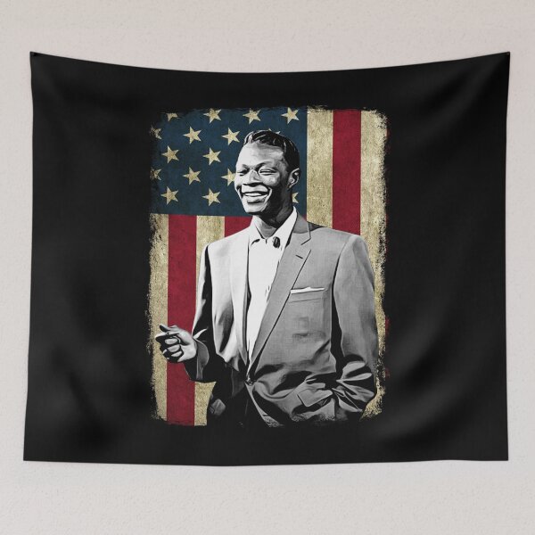 Item preview, Vintage American Flag Nat King Cole Legend designed and sold by naudzwijsen.