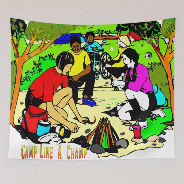 Item preview, Camp Like A Champ designed and sold by kristalcurt.