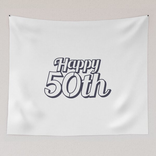 Item preview, 50th Birthday Gift Happy 50th designed and sold by Mriganka Gogoi.