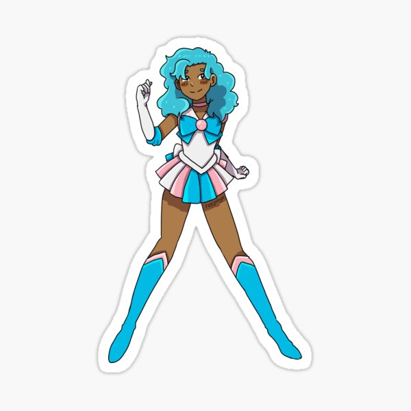 Vista previa del artículo con la obra «Orgullo marinero Senshi - Sailor Trans», diseñado y vendido por ruyijingu.
