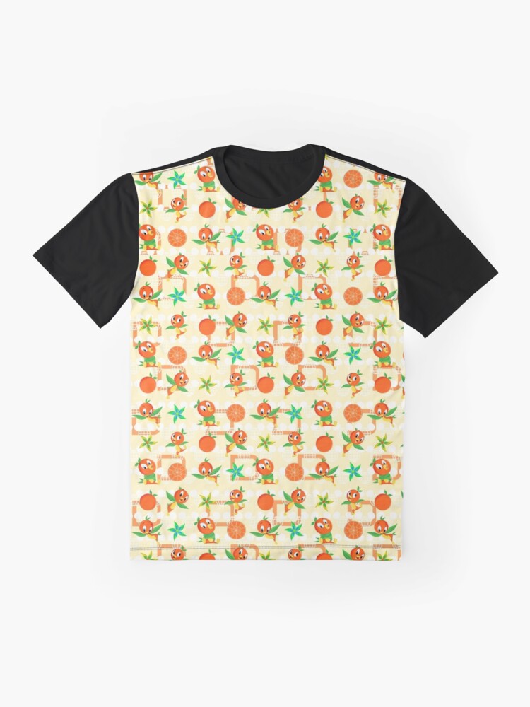 orange bird button down shirt