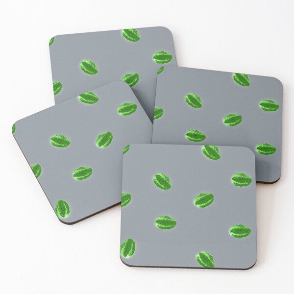 Item preview, Pucker Up - Silver & Green designed and sold by Aged 2 Perfection.