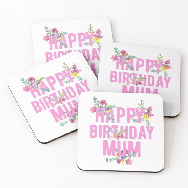 Item preview, Happy Birthday Mum Floral designed and sold by Zentropik.