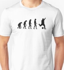 Evolved to play Soccer Unisex T-Shirt