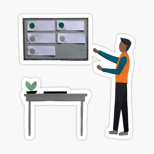 "Soso Social At The Office" Sticker for Sale by SosoSocial Redbubble