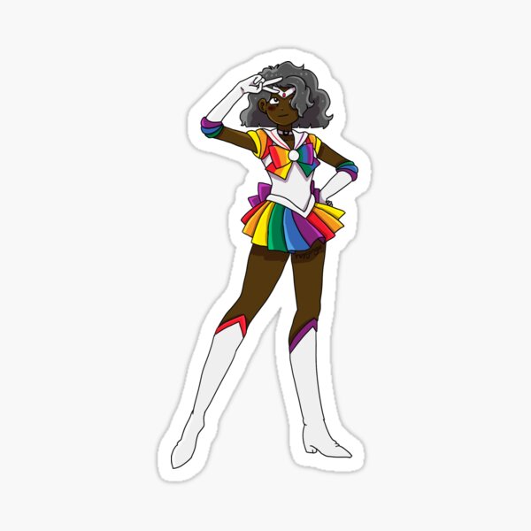 Vista previa del artículo con la obra «Sailor Pride Senshi - Sailor Gay», diseñado y vendido por ruyijingu.