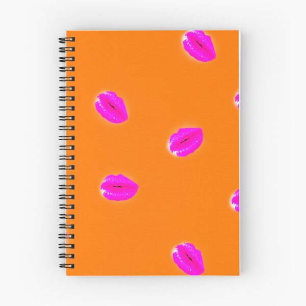 Item preview, Pucker Up - Orange & Hot Pink designed and sold by Aged 2 Perfection.