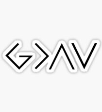God Is Greater Than the Highs and Lows Sticker