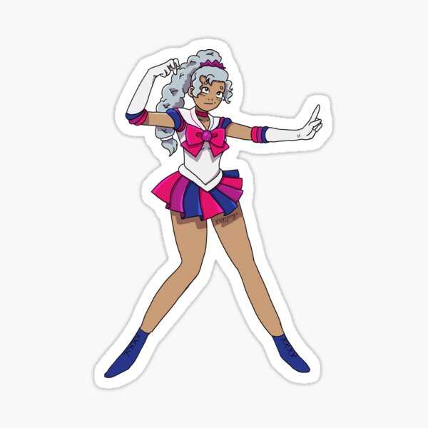 Vista previa del artículo con la obra «Sailor Pride Senshi - Sailor Bi», diseñado y vendido por ruyijingu.