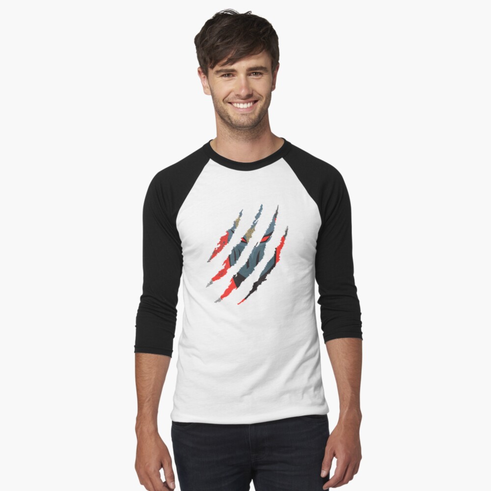 Item preview, Baseball ¾ Sleeve T-Shirt designed and sold by pklighting.