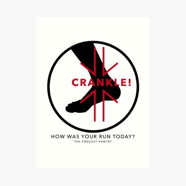 Crankle 2016black Art Print