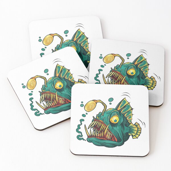 Item preview, Angry anglerfish with bitcoin designed and sold by 397HOUSE Your happy time.