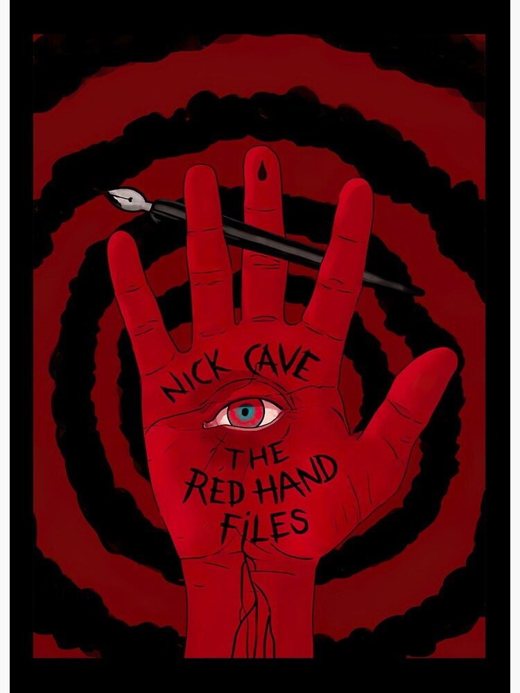 Red Right Hand - Nick Cave & The Bad Seeds (lyrics) Art Board