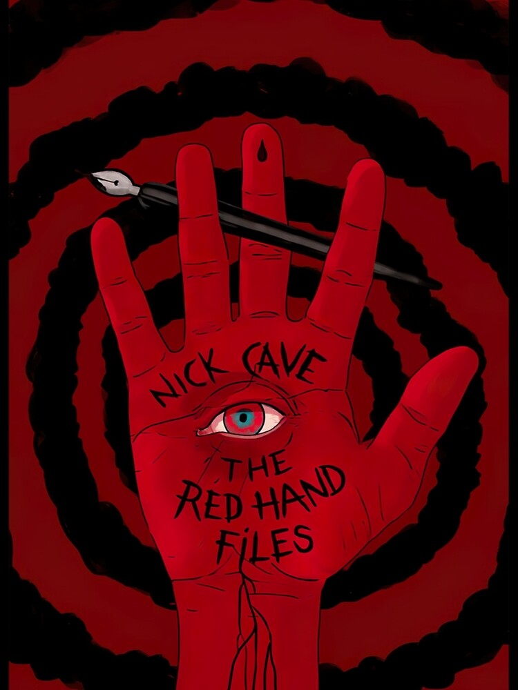 Red Right Hand - Nick Cave & The Bad Seeds (lyrics) Art Board