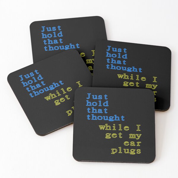 Item preview, hold that thought designed and sold by CottagePop.