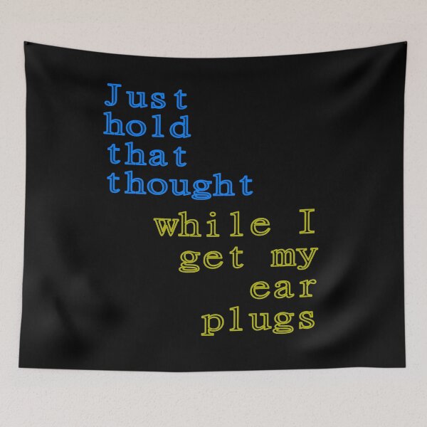 Item preview, hold that thought designed and sold by CottagePop.