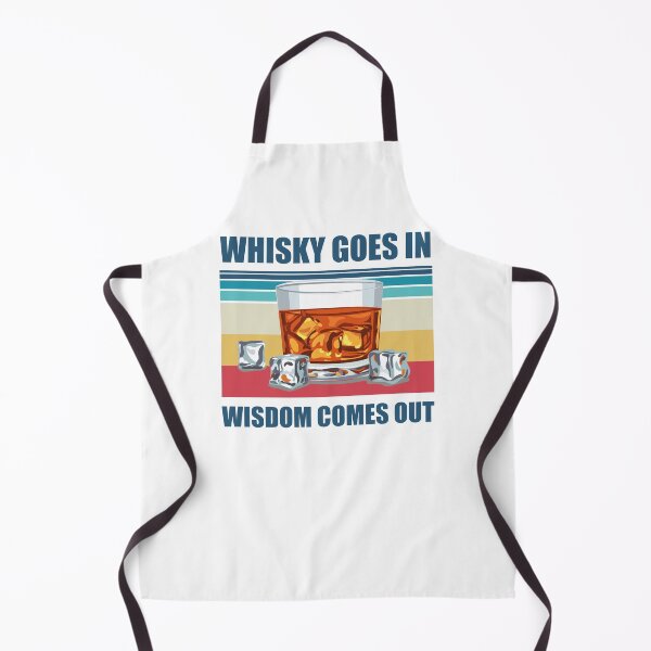 Item preview, Whisky Goes In Wisdom Comes Out Funny Whisky Drinking Design designed and sold by justjonboy.