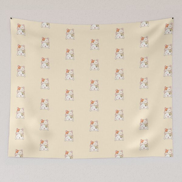 Item preview, Cute brown and orange hamster lying on each other designed and sold by Shalu  Elysian.