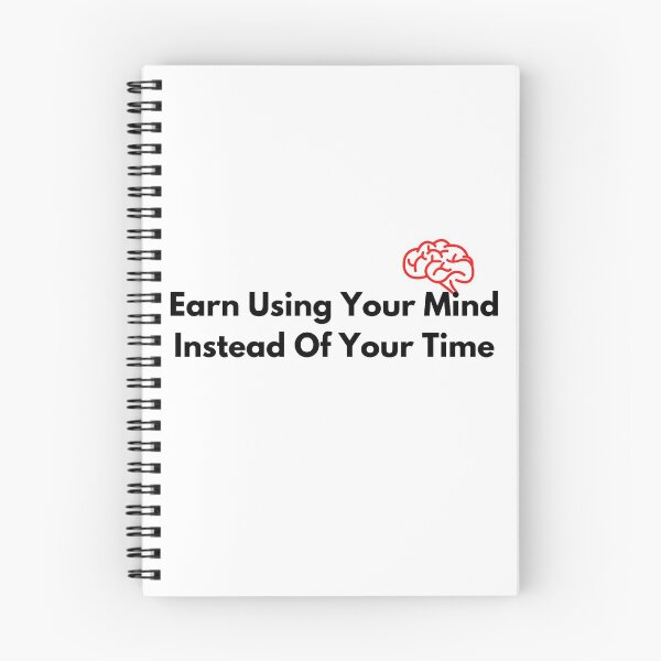 Item preview, Earn Using Your Mind Instead Of Your Time designed and sold by minynature.