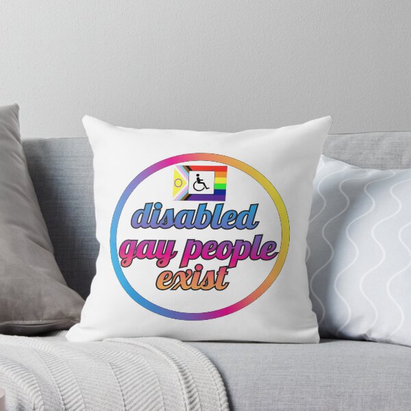 Item preview, disabled gay people exist designed and sold by pepperlex99.