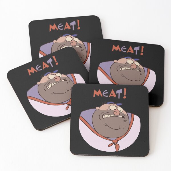 Mens Best Ren and Stimpy Christmas Coasters (Set of 4)