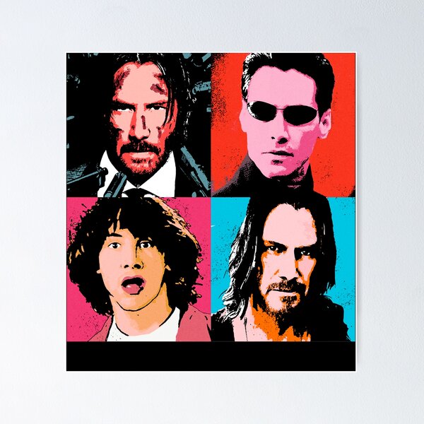 Artikel-Vorschau von Keanu Reeves Halloween Weihnachten Wick Warhol Klassisch, designt und verkauft von KeanuHungReeves.