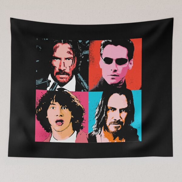 Item preview, Keanu Reeves Halloween Christmas Wick warhol Classic designed and sold by KeanuHungReeves.