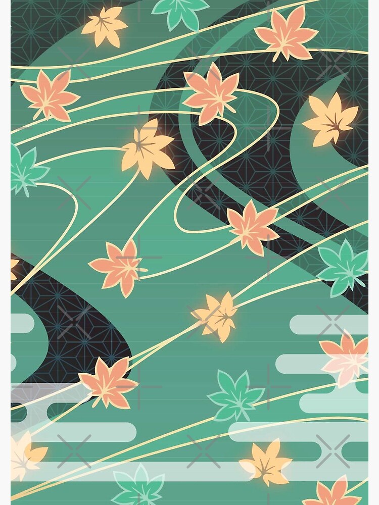 Kazuha Anemo Maple Pattern by kkkohi