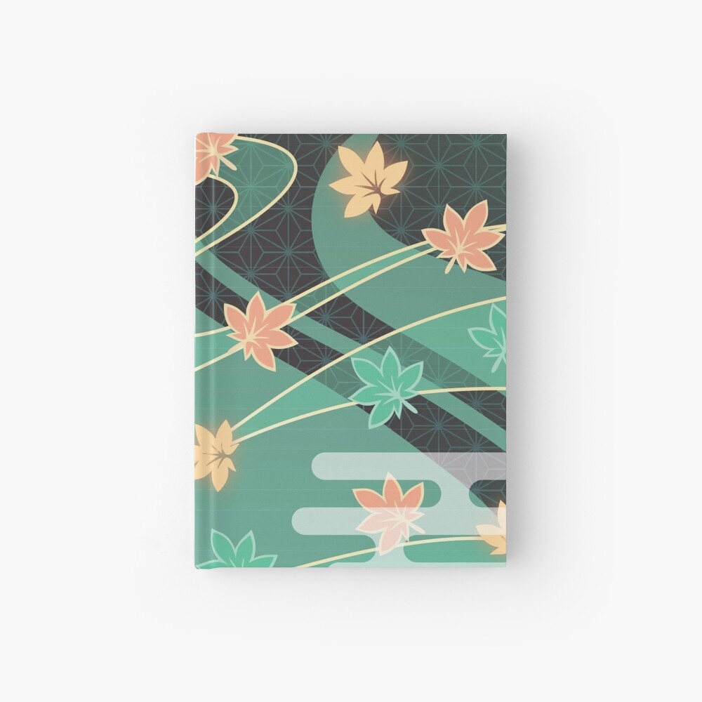 Kazuha Anemo Maple Pattern Hardcover Journal