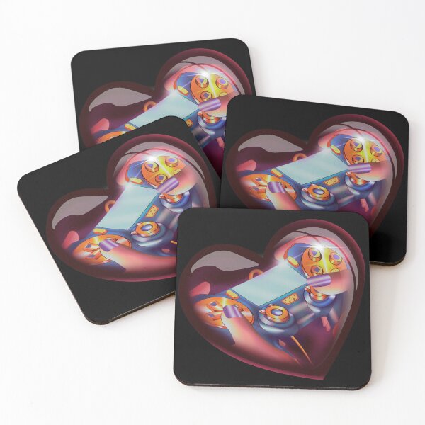 Item preview, Bubble Heart Video Game Controller designed and sold by GlaDyxies.