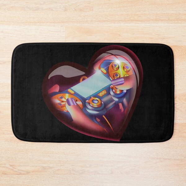 Item preview, Bubble Heart Video Game Controller designed and sold by GlaDyxies.