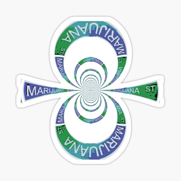 Marijuana St. Sticker