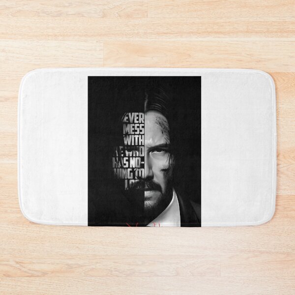 Item preview, Black and white John Wick quote Keanu Reeves Halloween Christmas Classic designed and sold by KeanuHungReeves.
