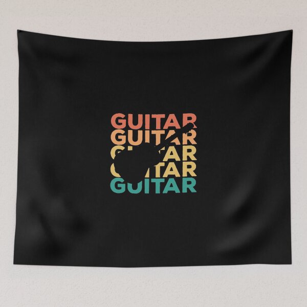 Artikelvorschau, Retro Vintage Akustikgitarre Geschenk für Gitarristen entworfen und verkauft von cloyannett.