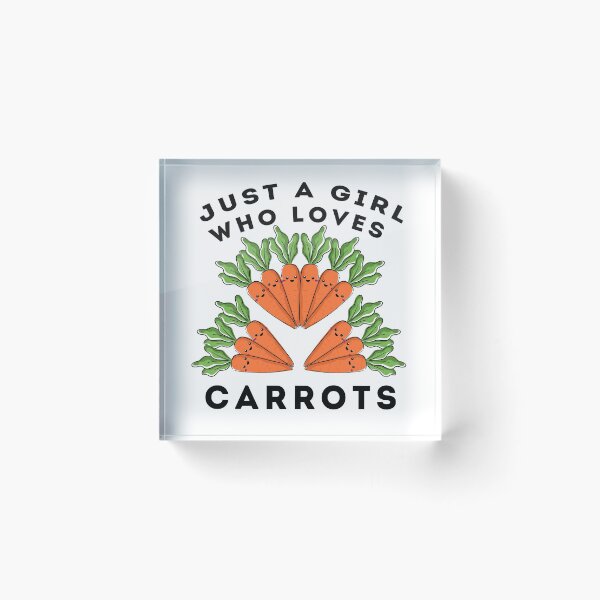 Item preview, Just a Girl Who Loves Carrots designed and sold by roocky.